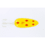 Dardevle Huskie Junior Hd Spoon, 4 1/2in, 2oz, Yellow/Red Diamonds, Brass Back, 717
