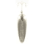 Dardevle Lil Devle Spoon, 1 1/8in, 1/8oz, Hammered Nickel, 1362