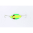 Dardevle Red Eye Wiggler Spoon 3in, 1oz, Chartreuse/Green Stripe Nickel Back, 8870