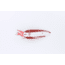 Dardevle Weedless Dardevle Spoon, Red/White Stripe, Nickel Back, 3 5/8in, 1oz, 516