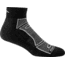 Darn Tough 1/4 Light Cushion Sock - Mens, Black/Gray, Small, 1723-BLACK/GRAY-S-DARN