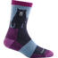 Darn Tough Bear Town Micro Crew Light Cushion Sock - Womens, Purple, Large, 1970-PURPLE-L-DARN