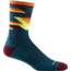 Darn Tough Bolt Micro Crew Ultra-Lightweight Sock with Cushion - Mens, Dark Teal, Large, 1056-DARK-TEAL-L-DARN