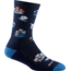 Darn Tough Cottage Bloom Crew Lightweight Sock with Cushion - Womens, Eclipse, Small, 6077-ECLIPSE-S-DARN
