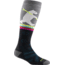 Darn Tough Due North Over-The-Calf Midweight w/ Cushion Ski Sock - Womens, Gray, Small, 8025-GRAY-S-DARN