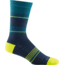 Darn Tough Flash Stripe Crew Lightweight Sock - Mens, Denim, Medium, 6062-DENIM-M-DARN