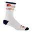 Darn Tough Frontrunner Micro Crew Ultra-Lightweight with Cushion Socks - Mens, White, Extra Large, 1062-C-2009-06