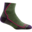 Darn Tough Hiker 1/4 Cushion Sock - Womens, Moss Heather, Small, 1958-MOSS-HEATHER-S-DARN