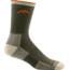 Darn Tough Micro Crew Cushion CoolMax Sock - Mens, Olive, Large, 1931-OLIVE-L-DARN