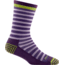 Darn Tough Morgan Crew Lightweight Sock, Female, Purple, Medium, 6039-PURPLE-M-DARN