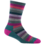 Darn Tough Mystic Stripe Crew Lightweight Socks w/Cushion - Womens, Spruce, Small, 1644-SPRUCE-S-DARN