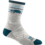 Darn Tough Pacer Micro Crew Ultra-Lightweight w/ Cushion Running Sock - Womens, Gray, Large, 1050-GRAY-L-DARN