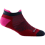 Darn Tough Run No Show Tab Ultra-Lightweight Running Sock w/Cushion - Womens, Burgundy, Small, 1047-BURGUNDY-S-DARN