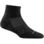Darn Tough Run Quarter Ultra-Lightweight Running Sock - Womens, Black, Medium, 1044-BLACK-M-DARN