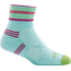 Darn Tough Running Vertex 1/4 Ultra Light Cushion Cool Max Sock - Women's, Aqua, Medium, 1023_AQUA_M_DARN