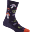 Darn Tough Shroom Bloom Crew Lightweight Socks - Womens, Blackberry, Small, 6133-N-A001-03