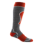 Darn Tough Ski/Ride Over-The-Calf Padded Cushion Sock - Men's-Grey/Red-Medium
