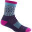 Darn Tough Sobo Micro Crew Lightweight with Cushion Socks - Womens, Blackberry, Medium, 1977-BLACKBERRY-M-DARN
