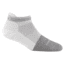 Darn Tough Steely No Show Tab Lightweight Socks w/ Full Cushion Toe Box - Womens, Cement White, Large, 2210-CEMENT-WHITE-L-DARN