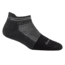 Darn Tough Steely No Show Tab Lightweight Socks w/ Full Cushion Toe Box - Womens, Gravel, Medium, 2210-GRAVEL-M-DARN