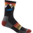 Darn Tough Sunset Ridge Micro Crew Lightweight Hiking Sock - Mens, Charcoal, Medium, 1997-CHARCOAL-M-DARN