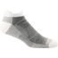 Darn Tough Tab No Show Light Cushion Sock - Mens, White/Gray, 2XL, 1722-WHITE/GRAY-XXL-DARN