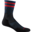 Darn Tough Tempo Micro Crew Ultra-Lightweight Running Sock, Charcoal, Large, 1042-CHARCOAL-L-DARN