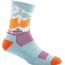 Darn Tough Three Peaks Micro Crew Light Cushion Sock - Kids, Glacier, Small, 3022-GLACIER-S-DARN