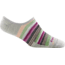 Darn Tough Topless Multi Stripe No Show Hidden Light Sock - Womens, Ash, Medium, 6001-ASH-M-DARN