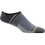 Darn Tough Topless Stripe No Show Hidden Light Sock - Mens, Gray, Medium, 1684-GRAY-M-DARN