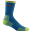 Darn Tough Hiker Micro Crew Midweight with Cushion Socks - Men's, Blue, Large, 1466-BLUE-L-DARN