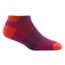 Darn Tough Hiker No Show Lightweight with Cushion Socks - Women's, Plum Heather, Medium, 1961-PLUM-HEATHER-M-DARN