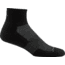 Darn Tough Vertex 1/4 Ultra Light Sock - Men's-Black/Grey-Large