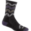 Darn Tough Wandering Stripe Micro-Crew Light Cushion Sock - Womens, Charcoal, Small, 1943-CHARCOAL-S-DARN