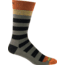 Darn Tough Warlock Crew Light Sock - Mens, Black/Fatigue, Small, 1618-BLACK/FATIGUE-S-DARN
