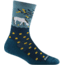 Darn Tough Wild Life Crew Lightweight With Cushion Shoes - Womens, Dark Teal, Small, 6105-DARK-TEAL-S-DARN