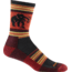 Darn Tough Willoughby Micro Crew Lightweight w/ Cushion Hiking Socks - Mens, Lava, Medium, 5003-LAVA-M-DARN