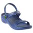 DAWGS Womens 3-Strap Sandals, Navy, 11