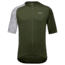 GOREWEAR Mens C5 Cycling Jersey in Utility Green/White Medium Form fit A58973A2, 100164-BH01-L