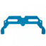 Decathlon Assurance Sports Btwin Cycle Carrier Protective Foam Cycle Frames, Blue, 3608409911674