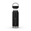 Decathlon Quechua Double Wall Insulated Wide Mouth Stainless Steel Water Bottle, Black, 25oz, 4266687