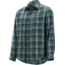 DEMO, ExOfficio Okanagan Check Long Sleeve Shirt - Mens, Medium, Adriatic, 1001-3178-Adriatic-M
