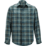 DEMO, ExOfficio Okanagan Check Long Sleeve Shirt - Mens, Medium, Adriatic, 1001-3178-Adriatic-M