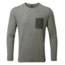 Demo, Rab Crimp Long Sleeve Tee - Mens, Grey Marl, Medium, QBU-58-GM-M