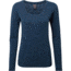 Rab Crimp Long Sleeve Tee - Women's, Blueprint, 8, QBU-62-BP-08