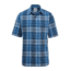 Demo,Woolrich Men's Keep It Moving Short Sleeve Classic Shirt, Mountain Blue, L, 6386-MOL-DEMO