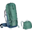 Deuter Aircontact 60 + 10 SL Backpack, Seagreen/Marine, 60 + 10 Liter, 332042123370