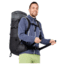 Deuter Aircontact Lite 65 + 10 Backpack, Graphite/Black, 65 + 10 Liter, 334072147010