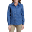 Dickies Womens Long Sleeve Stretch Oxford Shirt, French Blue - FL254FB 2X