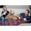 Disc-O-Bed Duvalay with Luxury Memory Foam Sleeping Bag &amp; Duvet, Adults, Lumberjack, Large, 50314